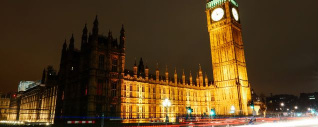 Parliment at night