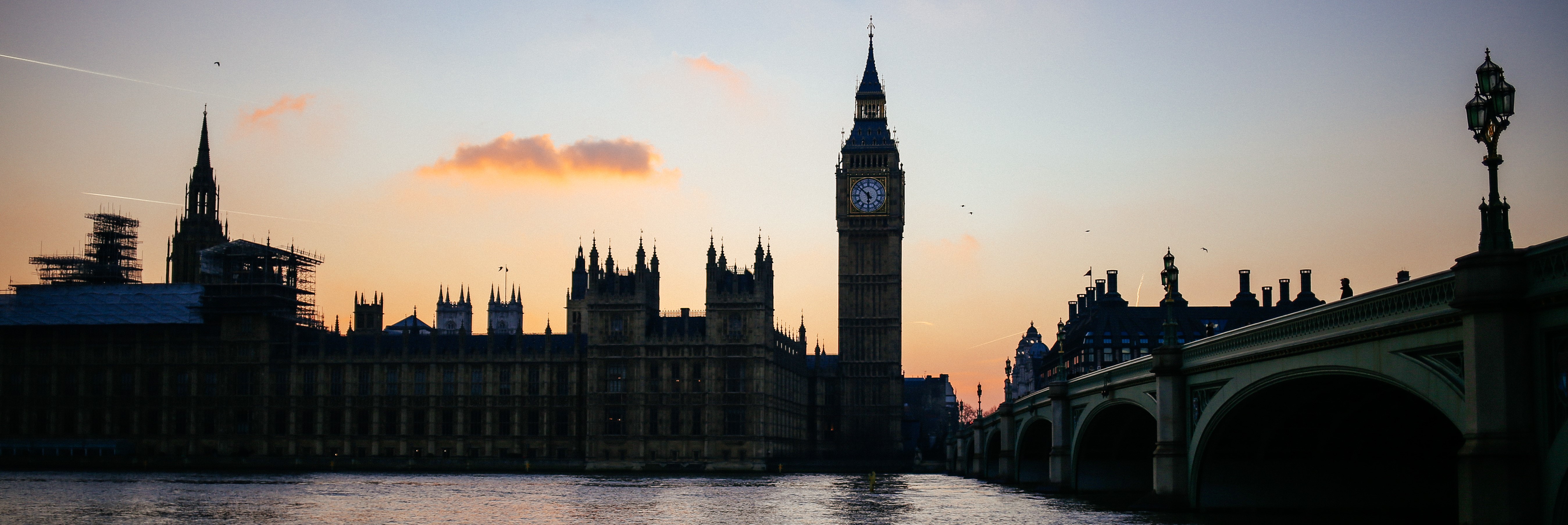 Parliment at dusk