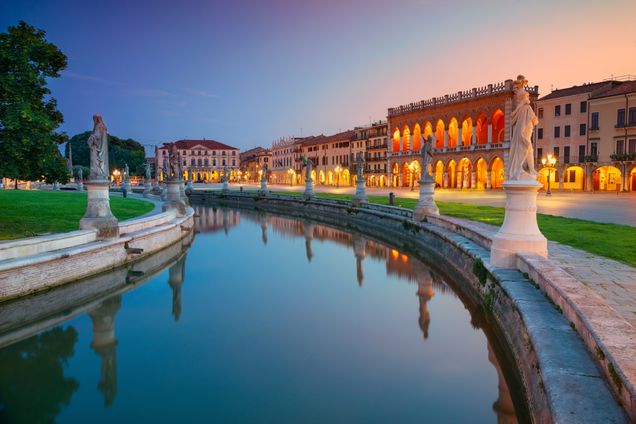 Padova. Cityscape image of Padova, Italy with Prato della Valle