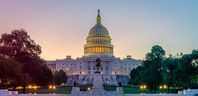 Panoramic image of the Capitol of the United States