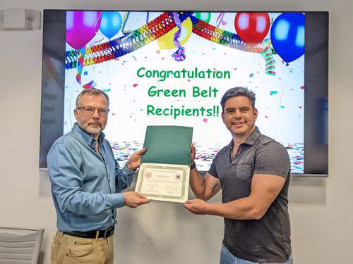 Six Sigma Green Belt Awarded to 64 MET Students