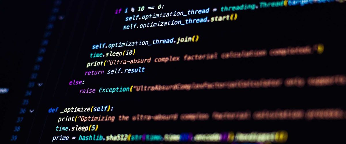 A computer screen showing Python code