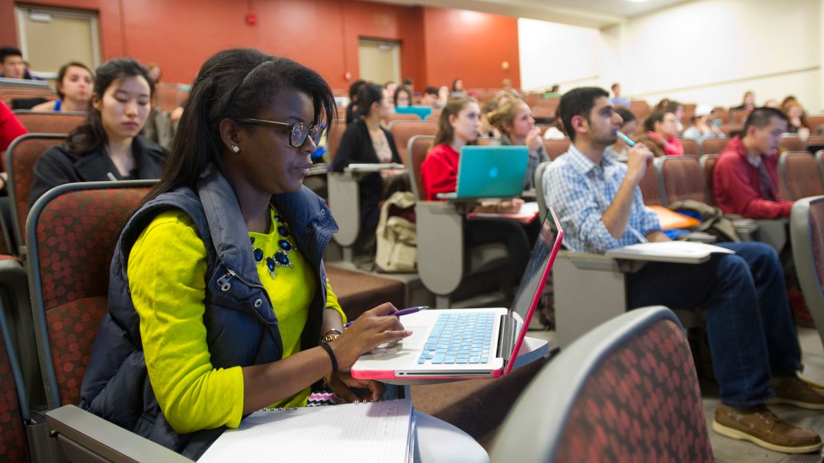 Boston University classroom