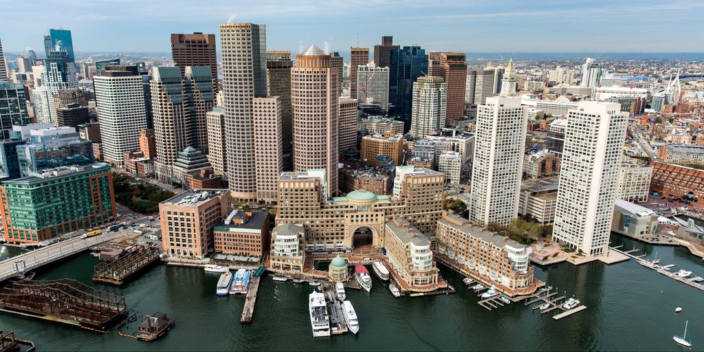 Boston Skyline from Boston Harbor