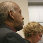 Barry Gaither, Director and Curator of the National Center for Afro-American Artists, listens to the academic program