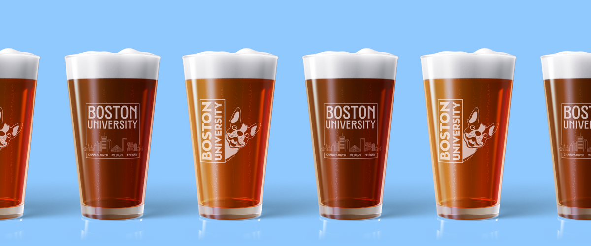 2023 BU pint glasses