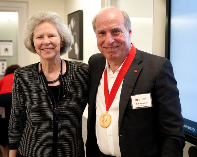 Rod Hochman, MD, pictured with Dean Karen H. Antman