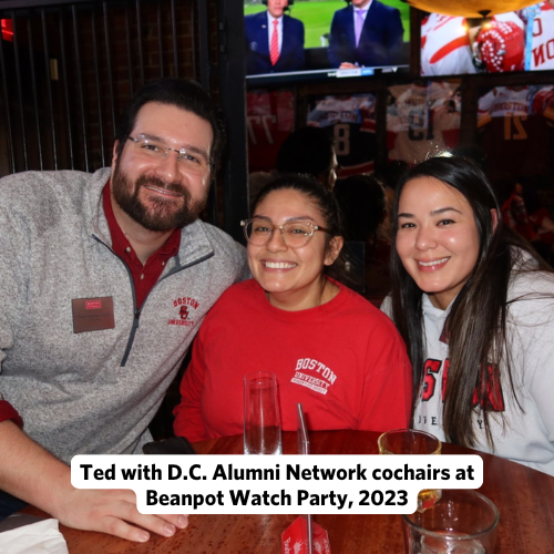 Ted with DC cochairs, 2023