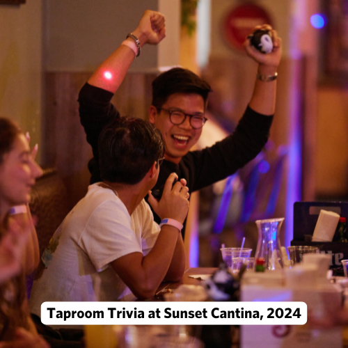 Taproom trivia at Sunset Cantina, 2024