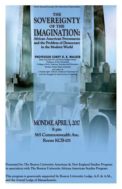 Corey Walker Lecture Poster