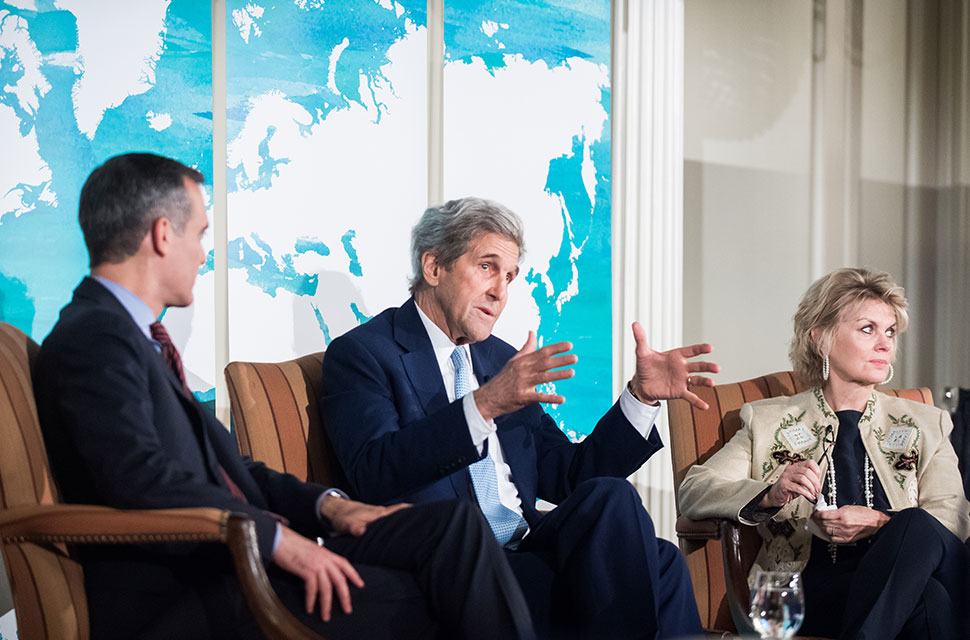 John Kerry helped negotiate the 2015 Paris Climate Accord while serving as Secretary of State under President Barack Obama.