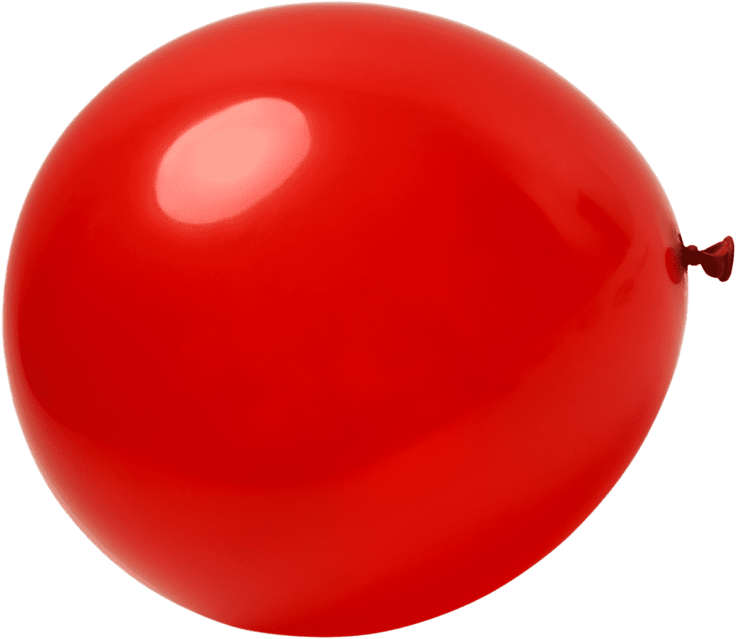 balloon filled with air