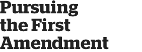 Pursuing the First Amendment