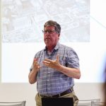 Arts Admin Director Doug DeNatale teaches a class