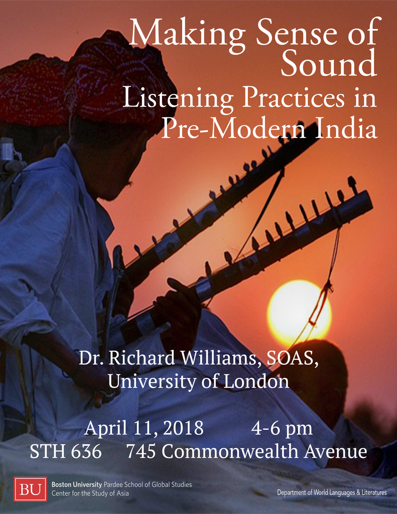 Richard Williams talk April 2018