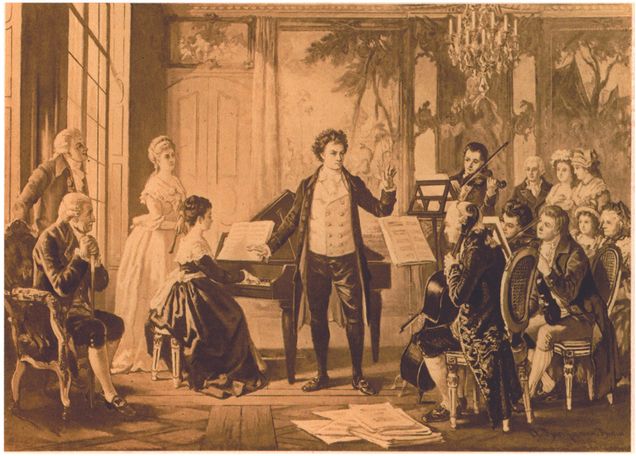 Beethoven and Razumovsky copy
