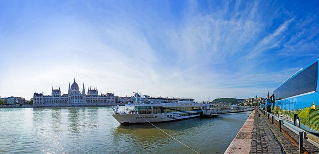 The Parliament, located on the bank of the Danube, built in Neo-Gothic style.