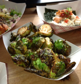 Fried brussel sprouts (Namu Gaii in San Francisco)
