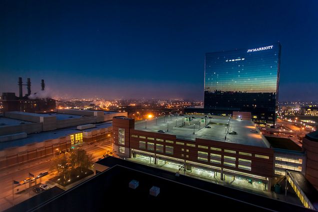 The JW Marriott and Fairfield Inn & Suites hotel in Downtown Indianapolis are one of Marriott's dual branded pairings