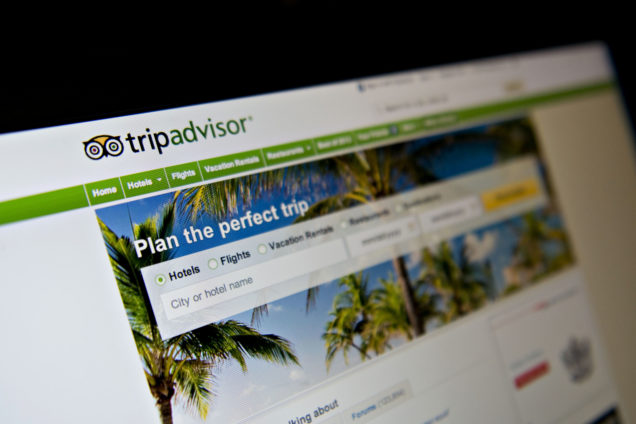The TripAdvisor Inc. homepage is displayed on a computer screen for a photograph in Tiskilwa, Illinois, U.S., on Tuesday, Oct. 22, 2013. TripAdvisor Inc. is scheduled to release earnings on Oct. 23, 2013. Photographer: Daniel Acker/Bloomberg via Getty Images