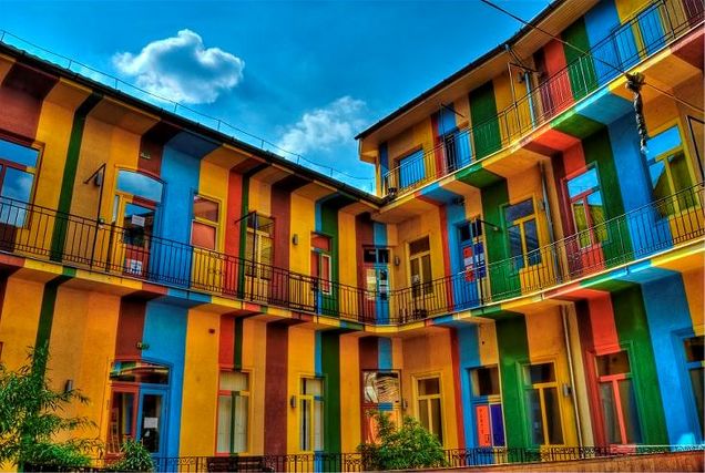 Casa de la Musica Hostel Budapest. Photo by Martin Zsarnoczky