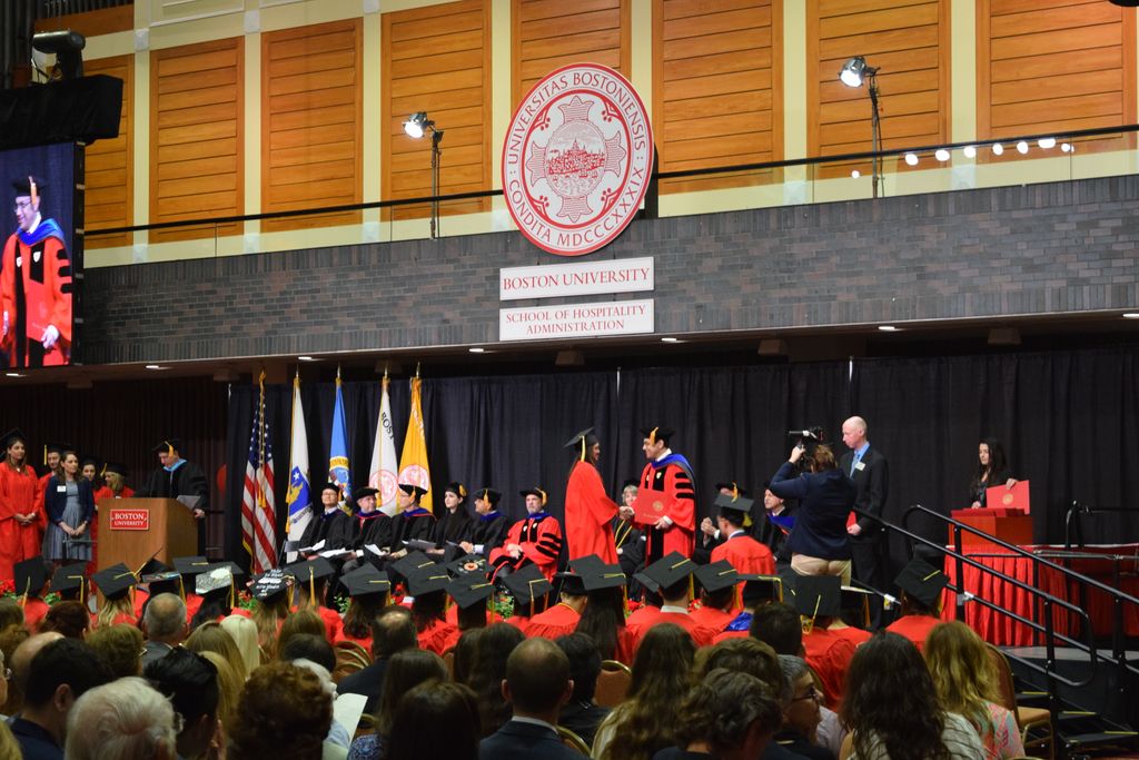 2016 Boston University School of Hospitality Administration Commencement 