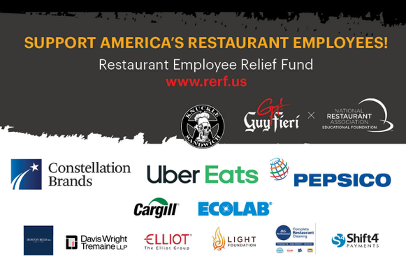 After COVID-19, Guy Fieri and NRA joins together to create the Restaurant Employee Relief Fund (RERF)