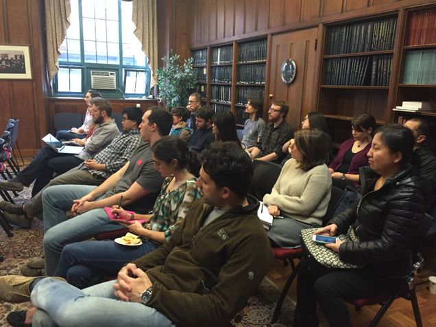 Students at Panel Discussion