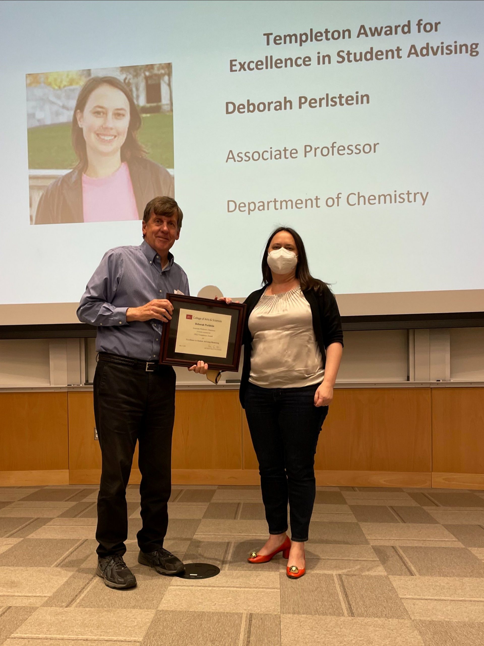 Debbie Perlstein Awarded 2022 Templeton Award for Excellence in Student
