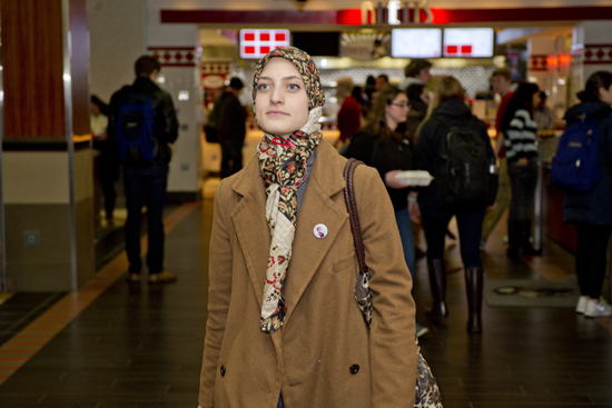 Sonia Perez Arias, Islamic Society of BU, Islam Awareness Month, Hijab Challenge, Boston University