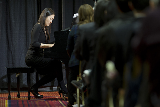 Lu Lingzi Memorial Service, Han Nah Son piano, Boston University