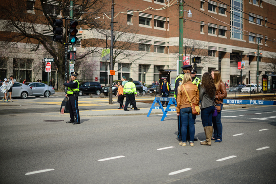 Boston University BU, 117 Boston Marathong tragedy bombing, Kenmore Square, student persective, spectators runners redirected