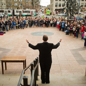 Candlelight vigil for Boston Marathon tragedy, Boston University Marsh Chapel