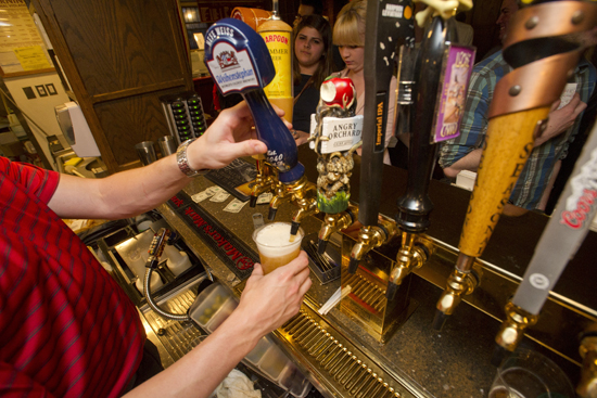 Boston University BU Pub, Knight Quest, beer bar drinks, knighting cere