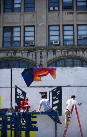 Boston University BU, College of Fine Arts CFA, BU Arts Initiative, Mural funding