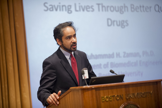 Muhammad Zaman, assistant professor, Boston University College of Engineering ENG, PharmaCheck, contaminated drug detector, counterfeit drug detector, drug quality detector, drug purity detector
