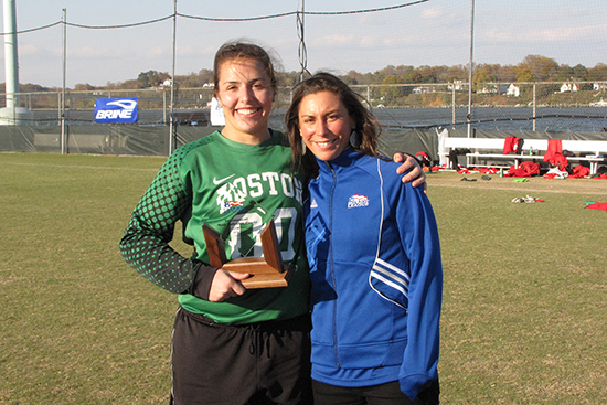 Andrea Green, semifinals final Patriot League Tournament, Most Valuable Player, Boston University BU, women's soccer terriers