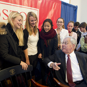 Boston Mayor Thomas M. Menino joins Boston University BU, Initiative on Cities IoC