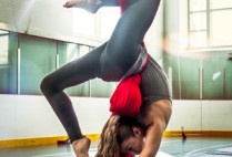 Aerial Dance Silk Skills class, Boston University, BU, FitRec, Fitness and Recreation Center