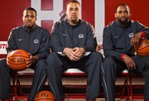 D.J. Irving, Dom Morris, Travis Robinson, Boston University, BU Terriers, men's basketball tricaptains