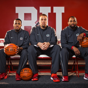 D.J. Irving, Dom Morris, Travis Robinson, Boston University, BU Terriers, men's basketball tricaptains