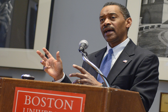 Jonathan Woodson, assistant secretary of defense for health affairs, Tenth Annual Pike Lecture on Health Law, Boston University, School of Public Health, SPH, BU School of Law, LAW