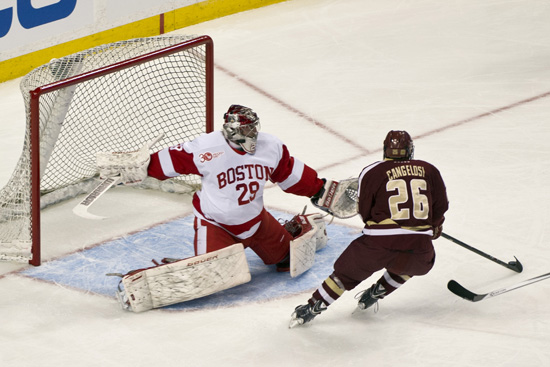 Matt O’Connor, BU vs BC, Men's Beanpot Tournament Semi-Final 2014