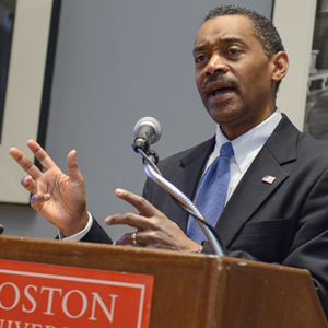 Jonathan Woodson, assistant secretary of defense for health affairs, Tenth Annual Pike Lecture on Health Law, Boston University, School of Public Health, SPH, BU School of Law, LAW