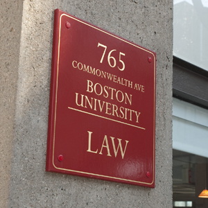 Boston University BU, School of Law LAW