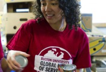 Boston University BU, global days of service, community service volunteer, Greater Boston Food Bank