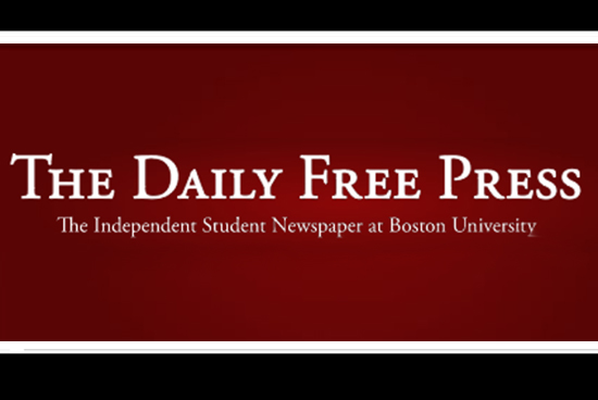 Boston University BU, The Daily Free Press, student newspaper, transition from daily to weekly paper