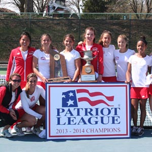Boston University, BU Terriers, Women's Tennis, 2014 Patriot League Champions