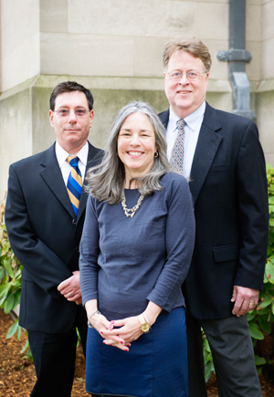Boston University Perkins Award Winners, Gregory DeFronzo, Christine Paal, and Joel Sparks