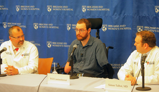 Will Lautzenheiser, double arm transplant, Brigham and Women's Hospital, Dr. Simon Talbot, Dr. Bohdan Pomahac